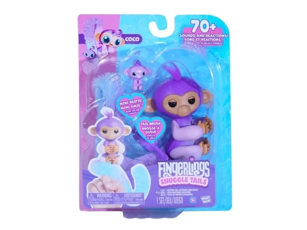 Wow Wee 64 cbd Fingerlings surprise monkey monkey soft tail