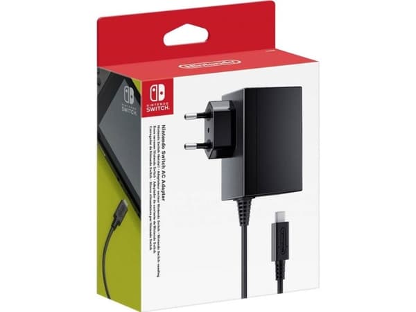 Nintendo - Strømadapter (USB-C) - for Nintendo Switch