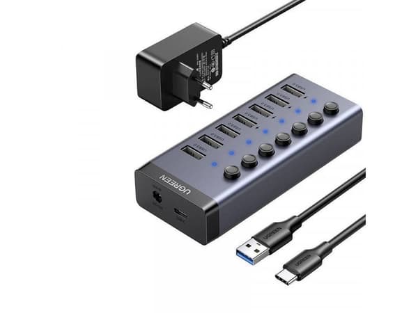 USB-hub Ugreen 7x USB-A 3.0 (UGR1228BLK)
