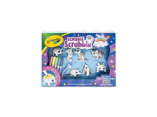 Crayola Scribble Scrubbie Unipets m/7 kjæledyr