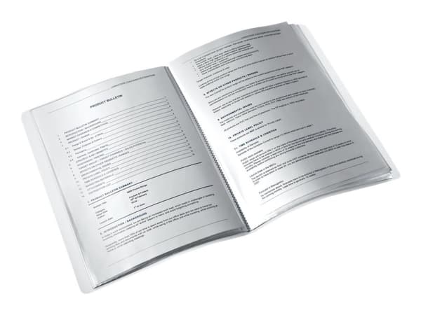 Leitz WOW, Musta, Polypropeeni (PP), 20 taskua, A4, 310 mm, 231 mm