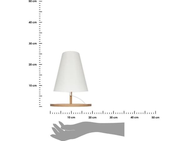 Atmosphera lampe med bambusstativ, unik modell tilpasset ethvert interiør
