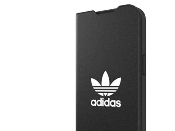 Adidas OR Booklet Case BASIC iPhone 13 6,1" svart hvit/sort hvit 47086