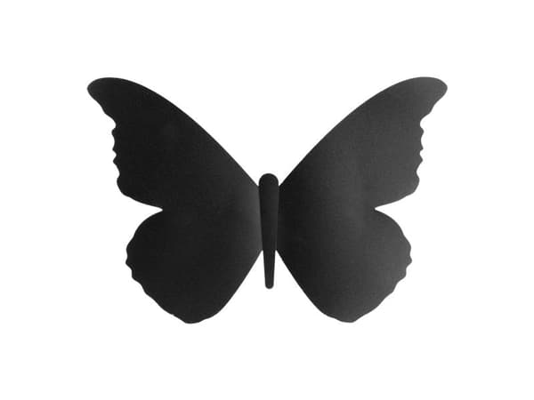 Securit® 3D Butterfly-levysarja mustana
