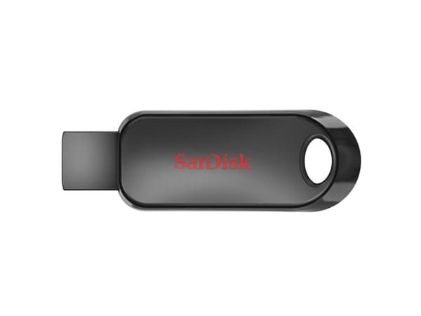 SanDisk Cruzer Snap - USB-flashstasjon - 128 GB - USB 2.0