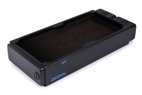 Alphacool 14439, Element, mässing, Koppar, Stål, Svart, 1/4", 60 ° C, 4 fläkt/-ar