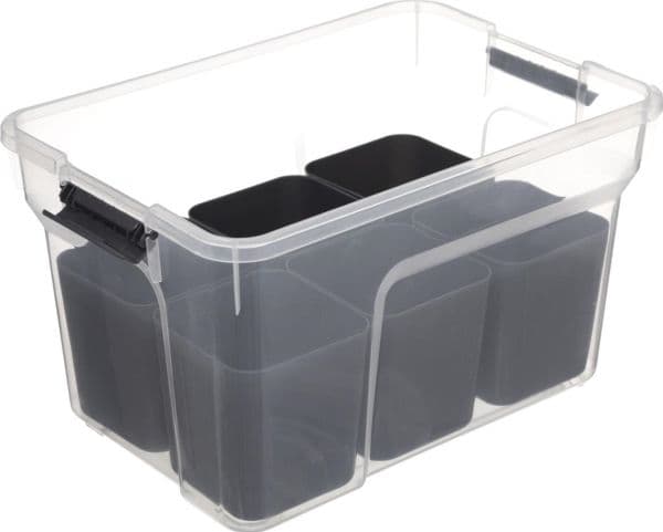 5five Muovisäiliö, jossa kansi Organiser Box