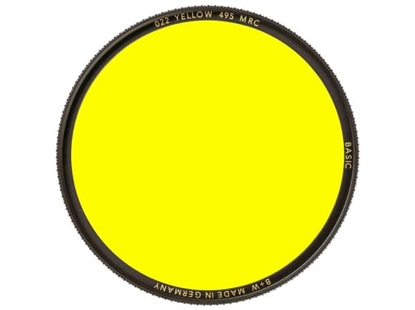 B+W Filter 55 mm gult 495 MRC Basic