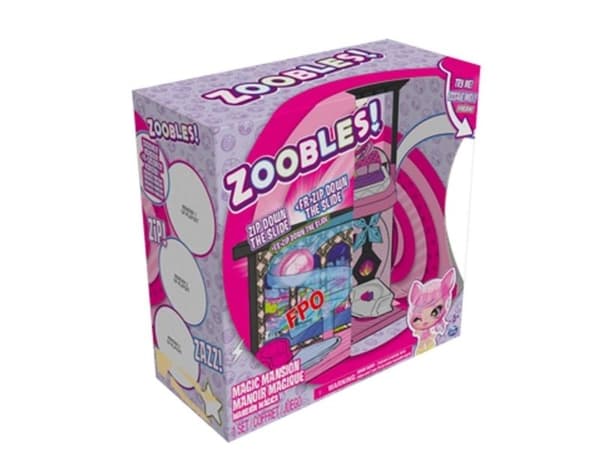 Zoobles Magic Mansion Spinning Playset