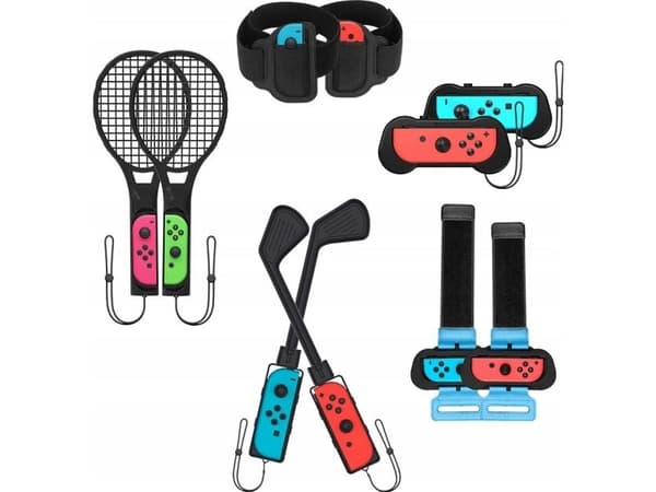 JYS 10in1 Accessory Kit For Joy-con Nintendo Switch Ns215