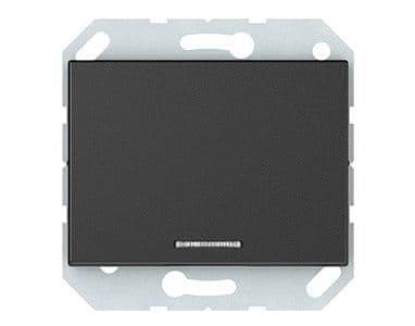 Vilma CONTROL-switch flush, ingen ram, svart, XP