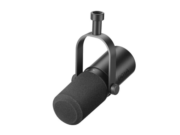 BOYA CastMic P60D studiomikrofoni, muotokaapeli USB XLR - musta