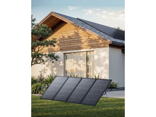 Anker SOLIX PS200 - Solpanel - dual, portable - 200 watt - svart
