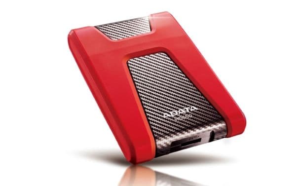 ADATA DashDrive Durable HD650 - Hårddisk - 1 TB - extern (portabel) - 2.5" - USB 3.0 - röd