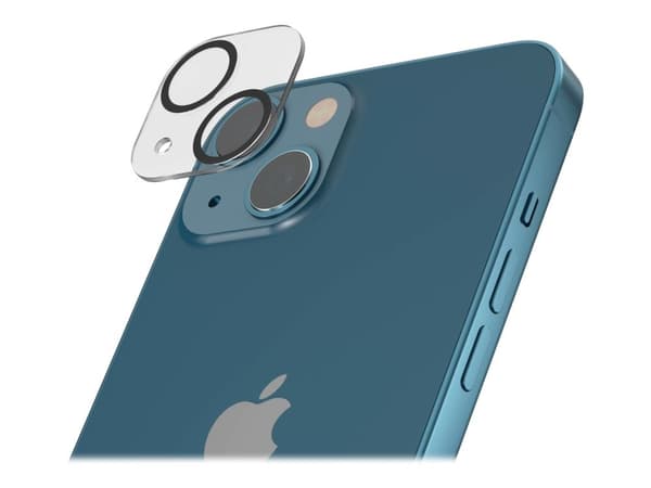 PanzerGlass™ | Case-friendly - Objektiv beskyttelse for mobile - rammefarve sort | Apple iPhone 13