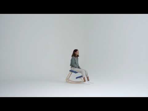 Knæstol Beige/Lys brun