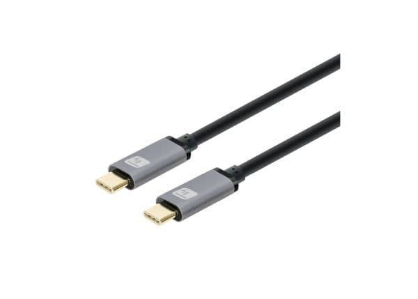 Techly USB 3.2 Gen 2 USB-C™ kabel M/M 1 m svart