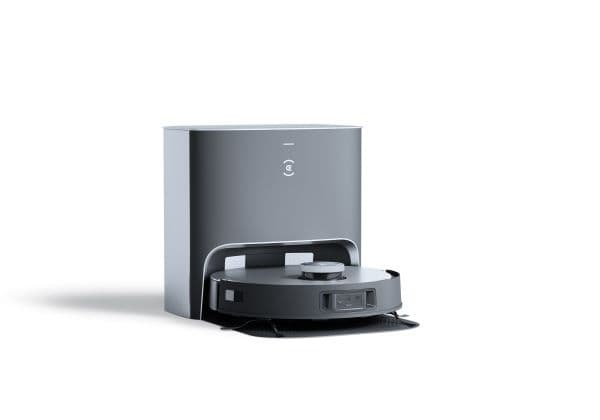 Ecovacs Deebot X1 Plus, Pölypussi, Musta, Harmaa, Pyöreä, Pölypussi, 2 renkaita, Lataus