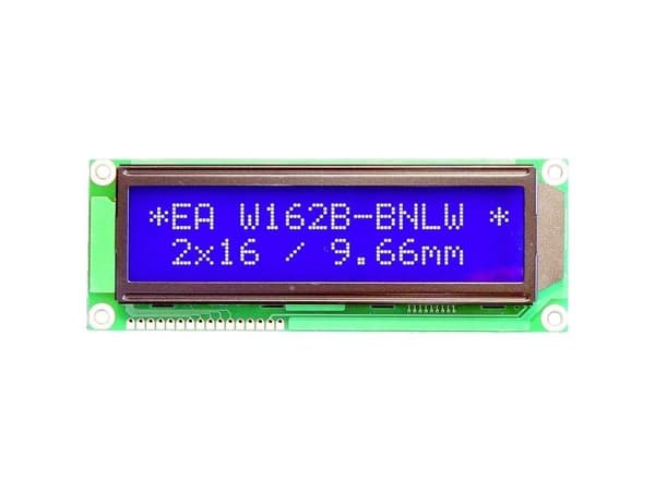DISPLAY VISIONS 7-segmentsdisplay blå/vit 9,66 mm 3,3 V/5 V