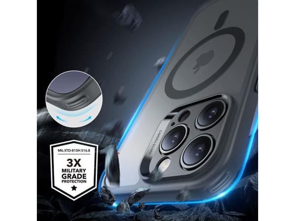 ESR Classic Pro Set Halolock MagSafe-etu for iPhone 16 Pro Max - grå