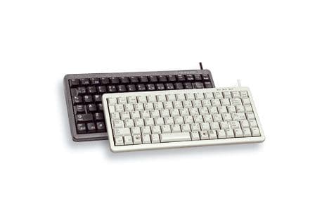 CHERRY Compact-Keyboard G84-4100 - Tangentbord - PS/2, USB - polska - ljusgrå