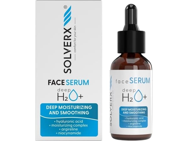 SOLVERX_Deep H2O+ kasvoseerumi 30ml