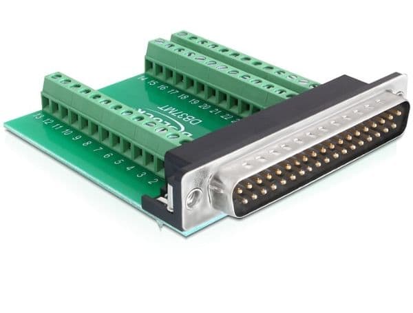 Delock - Nettverkterminator - DB-37 (hann)