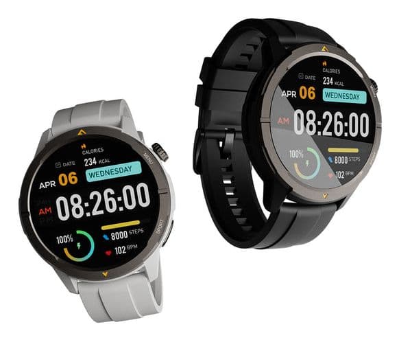 AGM Legion - Ja smart klocka med rem - display 1.43" - Bluetooth - svart