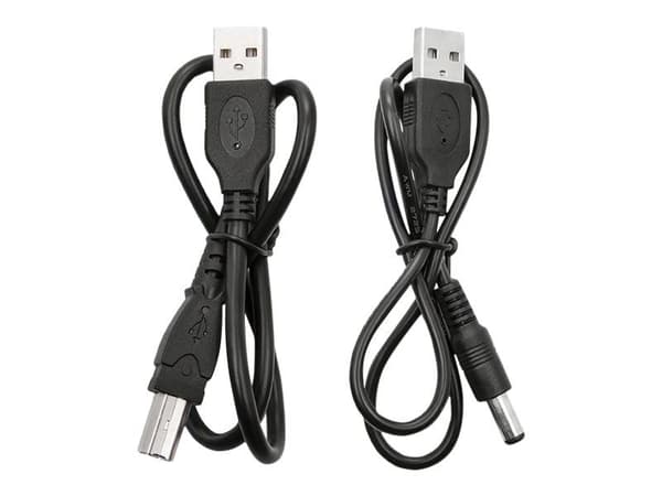 Qoltec - Diskenhet - DVD±RW (±R DL) - 8x - USB 2.0 - extern - svart