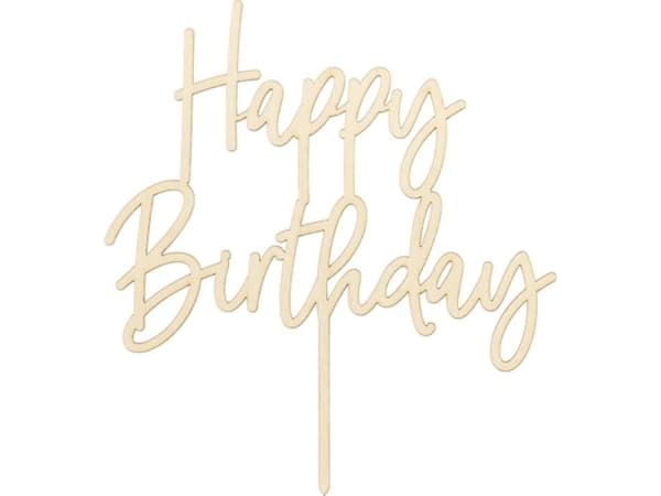 Happy Birthday-toppdekor