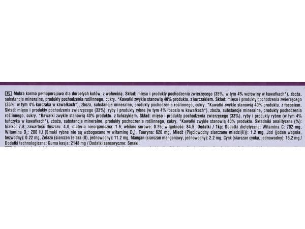 Whiskas Mix Favourites i gelé våtfoder för katter 40x85 g
