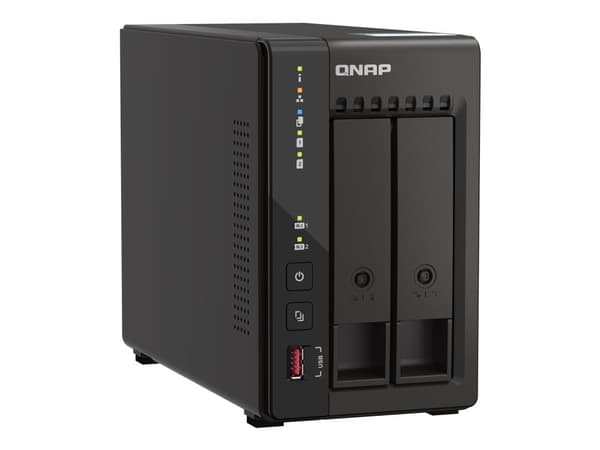 QNAP TS-253E, NAS, Tower, Intel® Celeron®, J6412, 8 GB, 0 TB