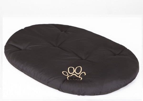 HOBBYDOG Oval pillow - Black R1