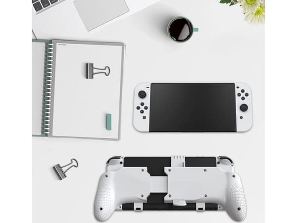 JYS grepp/hållare till Nintendo Switch OLED / Lite vit