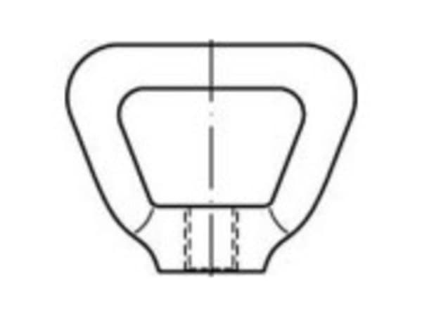 TOOLCRAFT 1069488 Mutterit M20 DIN 80704 Ruostumaton teräs A4 1 kpl