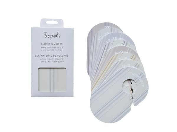 3 Sprouts skåpsdelar (8 st), Stripe