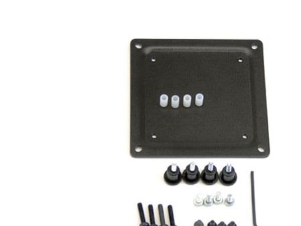 Ergotron 75 mm to 100 mm Conversion Plate Kit, Terästä, musta