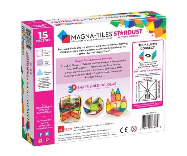 Magna-Tiles Stardust 15 pcs