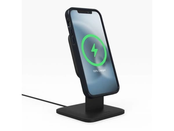 mophie snap+ wireless stand, Innendørs, Trådløs lading, Sort