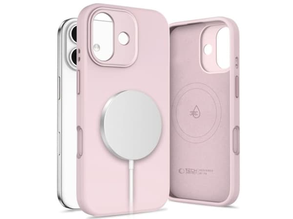 Tech-Protect Uniq MagSafe-deksel til iPhone 17 - rosa