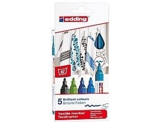 Edding Kangasmerkit 5 kylmää väriä EDDING