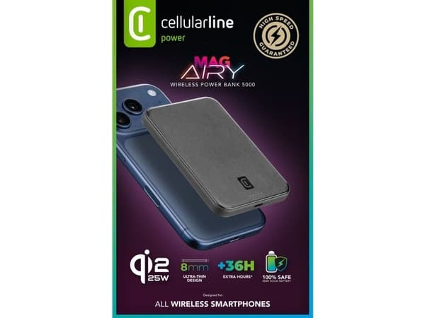 Cellularline PB5000SSQI25WK, lajittelu
