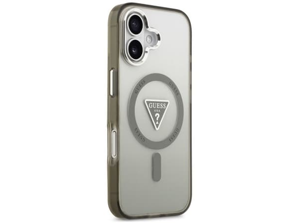 Guess IML Gradient Triangle Logo MagSafe case for iPhone 17 - olive
