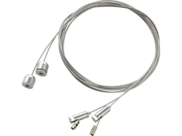 EGLO wireoppheng 2 meter krom