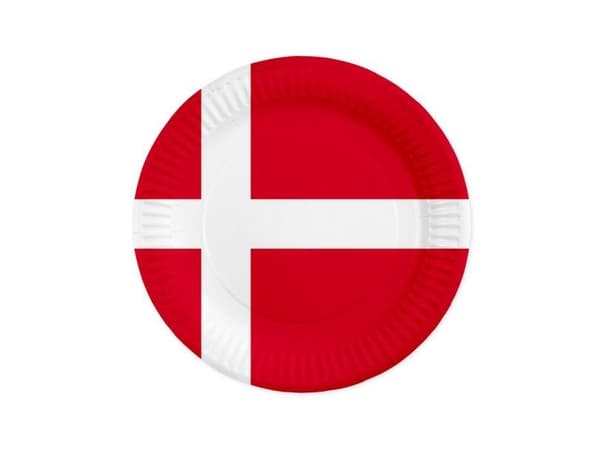Danmark tallerkener, 8 stk.