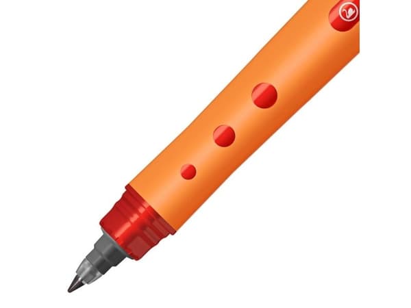 STABILO worker+ medium, Stiftpenna, Orange, Röd, Röd, 0,5 mm, Medium, Ambidextrous