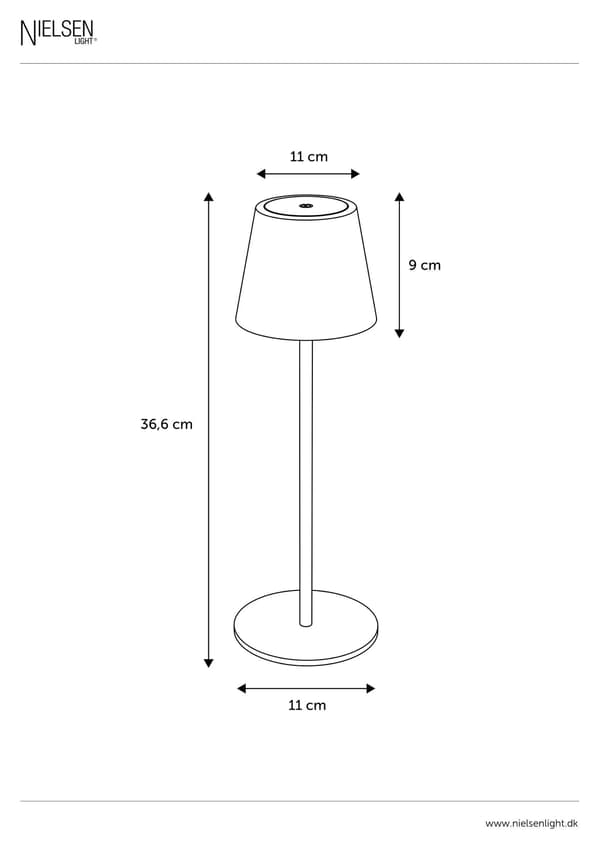 Bordlampa ONE BRONZE