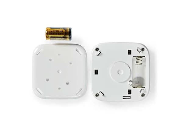 Nedis WIFIDS21WT3, Luft-prøve detektor, Hvit, 85 dB, Plast, Android, iOS, Batteri