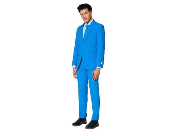 Blåt jakkesæt OppoSuits