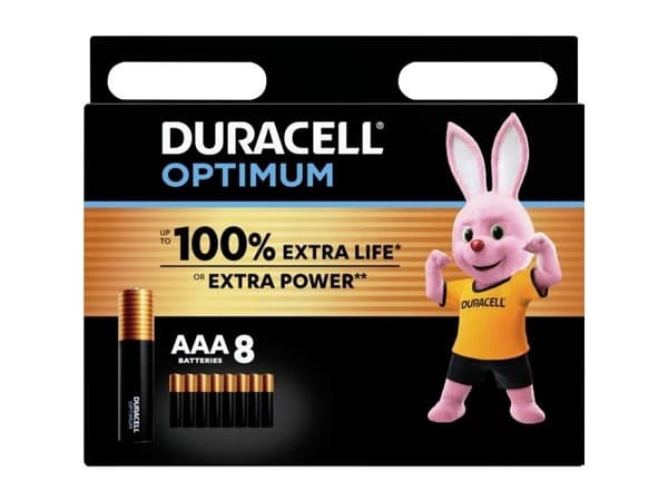 Duracell 8 paristoa Optimum Micro AAA - Paristo (151266)
